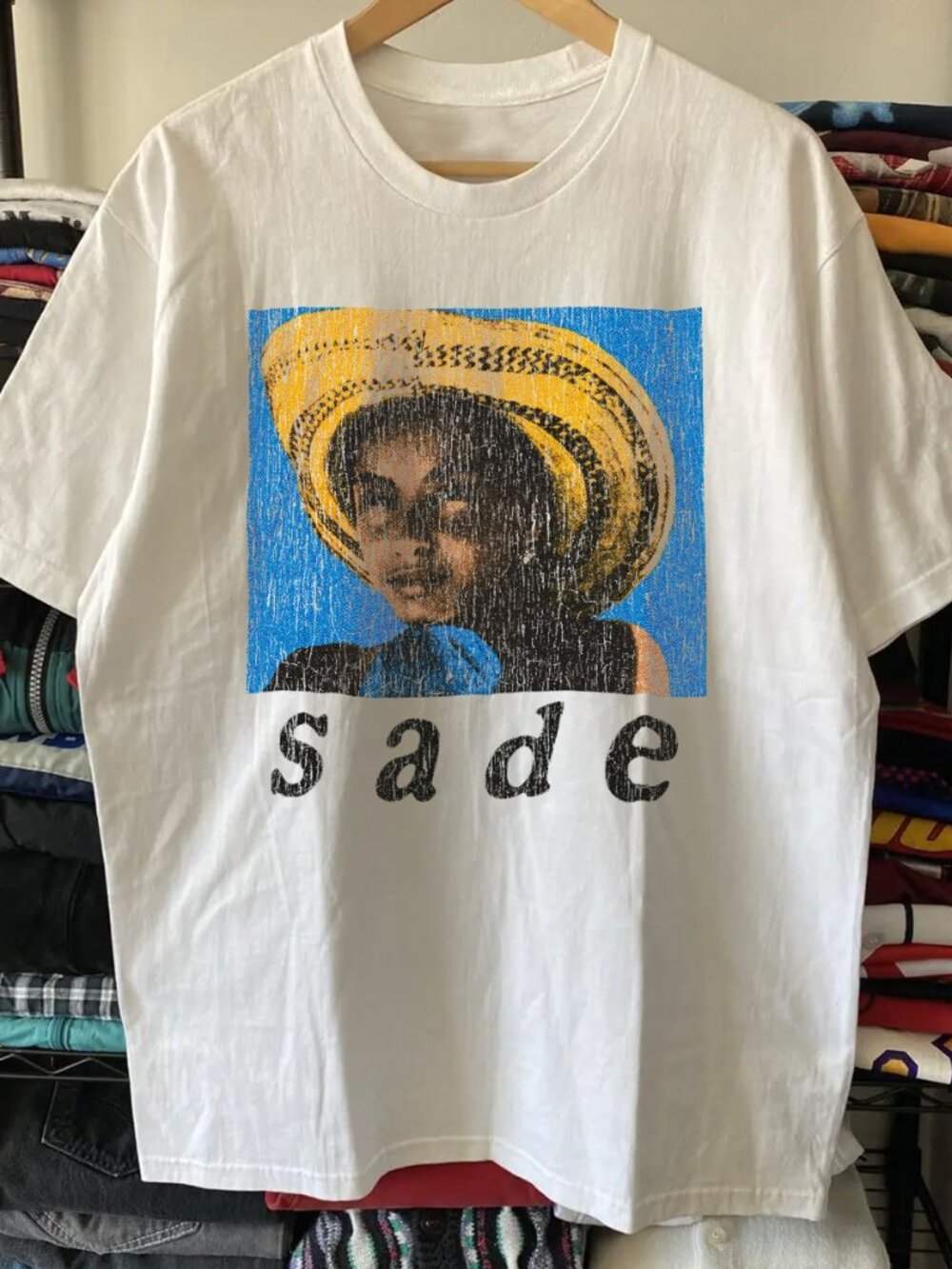 Sade Washed White Tee